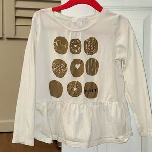 Girls Burberry Brit long sleeve top